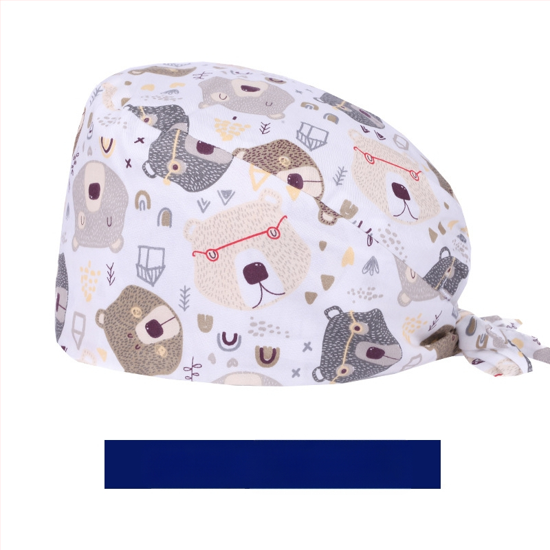 Χειρουργικά σκουφάκια για άνδρες και γυναίκες, καθαρό βαμβάκι, μεγάλο γείσο, καλοκαιρινά καπέλα οδοντιατρικής νοσοκόμας, χειρουργεία, εργασία και ιατρική περίθαλψη