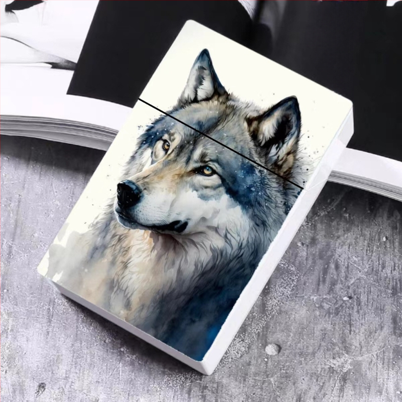 2024. aasta väliskaubanduse uus sigaretiümbris, värvitud plastist meeste sigaretiümbris, liblikas, kass, armas naiste sigaretiümbris, kaartide hoiukarp