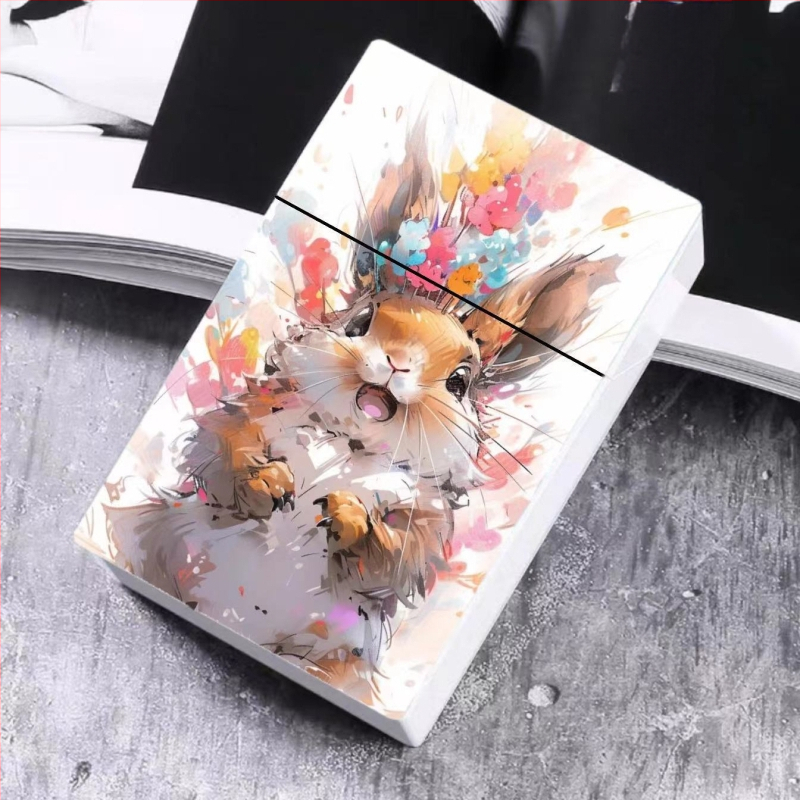 2024. aasta väliskaubanduse uus sigaretiümbris, värvitud plastist meeste sigaretiümbris, liblikas, kass, armas naiste sigaretiümbris, kaartide hoiukarp