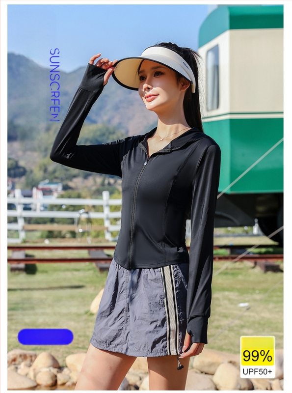 2025 Νέα Ρούχα Αντηλιακής Προστασίας από Βινύλιο Ice Silk Upf50+ για Γυναικεία Ρούχα για Δέρμα με Αντιηλιακή Προστασία από Ακτινοβολία UV Ρούχα Αντηλιακής Προστασίας για Γυναικεία