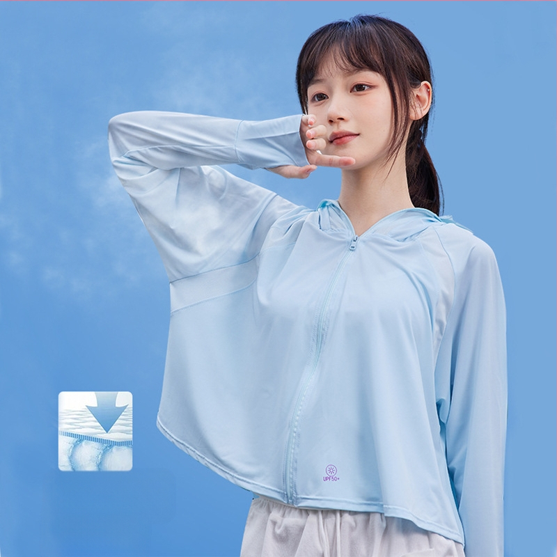 2025 Νέα Ρούχα Αντηλιακής Προστασίας από Βινύλιο Ice Silk Upf50+ για Γυναικεία Ρούχα για Δέρμα με Αντιηλιακή Προστασία από Ακτινοβολία UV Ρούχα Αντηλιακής Προστασίας για Γυναικεία