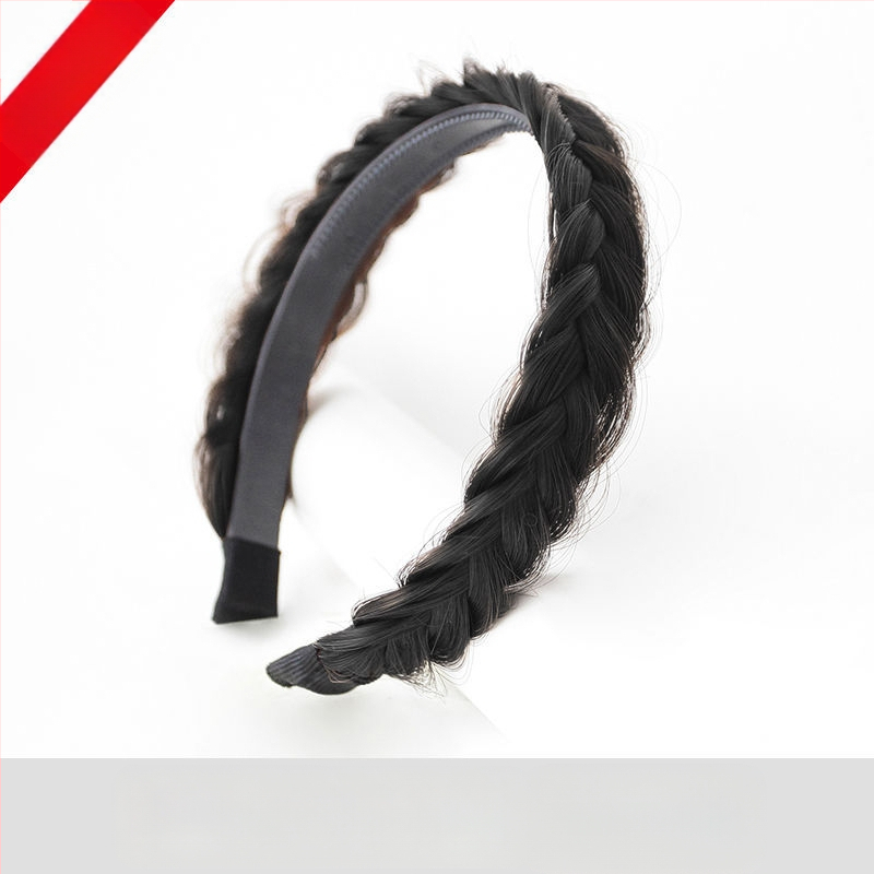 Kalaluust punutud parukas juukserõngas naistele, kõrgendatud koljuosaga ketasjuuksega artefakt internetikuulsus käsitsi valmistatud keermestatud punutud juukserõngas integreeritud