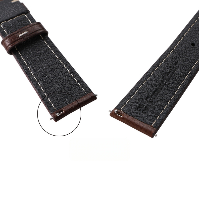 Spot Itaalia imporditud veisenahast nahast rihm, üliõhuke pehme taimparkitud nahast rihm, kiirkinnitusega 20/22 mm