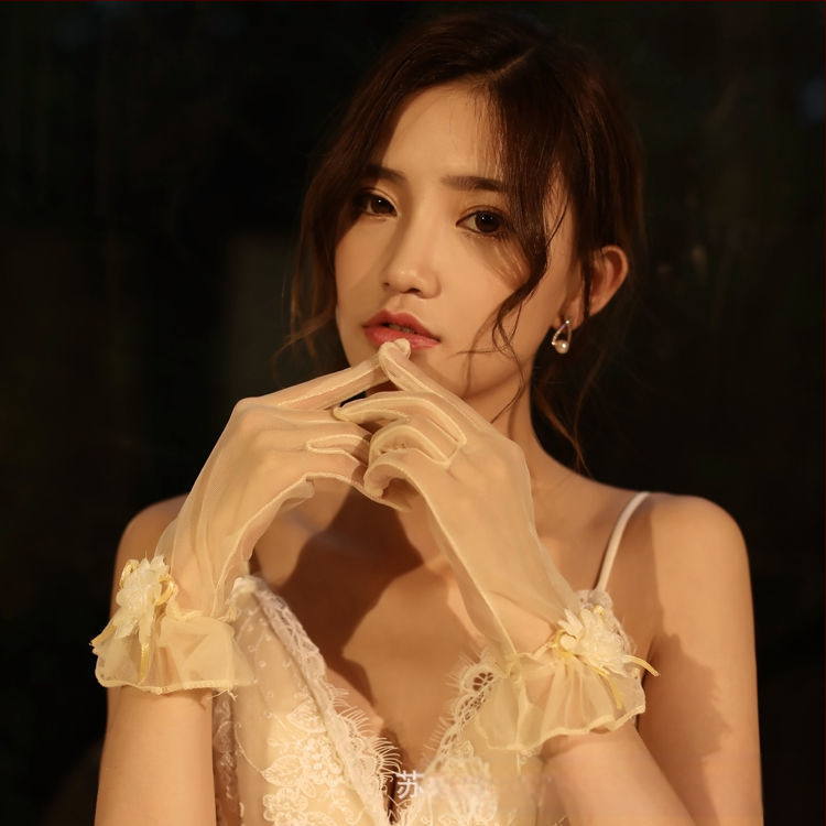 Naujos juodos vestuvinės suknelės pirštinės, trumpos, nuotakos, vestuvinės, raudonos, vestuvinės, nėriniuotos, moteriškos, baltos, pirštinės