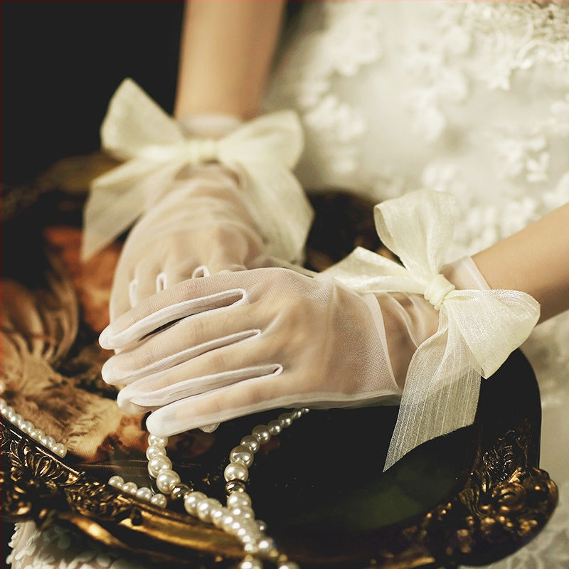 Naujos juodos vestuvinės suknelės pirštinės, trumpos, nuotakos, vestuvinės, raudonos, vestuvinės, nėriniuotos, moteriškos, baltos, pirštinės