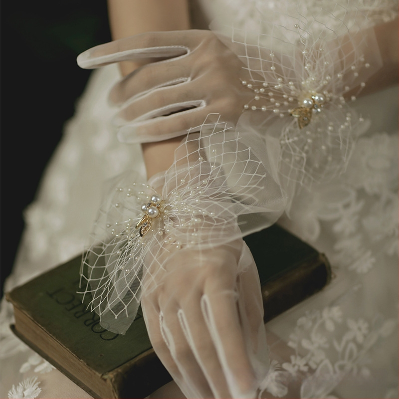 Naujos juodos vestuvinės suknelės pirštinės, trumpos, nuotakos, vestuvinės, raudonos, vestuvinės, nėriniuotos, moteriškos, baltos, pirštinės