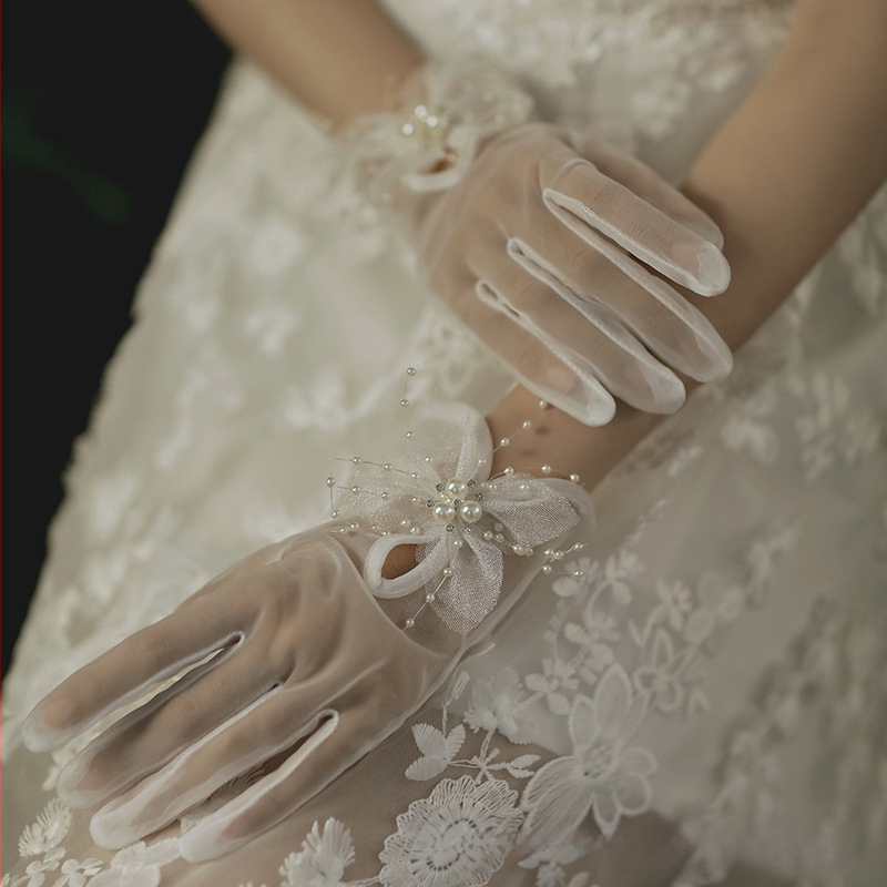 Naujos juodos vestuvinės suknelės pirštinės, trumpos, nuotakos, vestuvinės, raudonos, vestuvinės, nėriniuotos, moteriškos, baltos, pirštinės