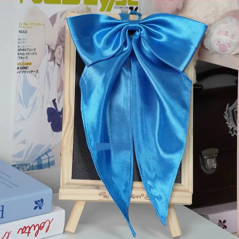 Jednobojna prevelika mašna JK uniformna košulja Temperament fakultetski stil Leptir-mašna Osnovna boja Univerzalni ovratnik Slobodni cvjetni modni stil