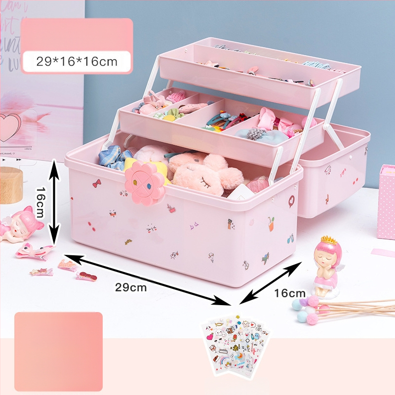 Laste juukseaksessuaaride hoiukarp. Juuksenõelaga kummipaelaga peakate, peapael, väikese tüdruku juuksenõelaga ehted, printsessi hoiukarp