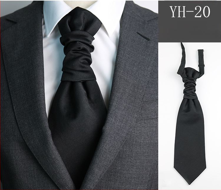 Vyriškas kaklaraištis Vestuvinis jaunikio vakarienės susitikimo kostiumas džentelmeniškas suknelė britiško stiliaus vyno raudonumo dirbtinio šilko Honkongo mazgas