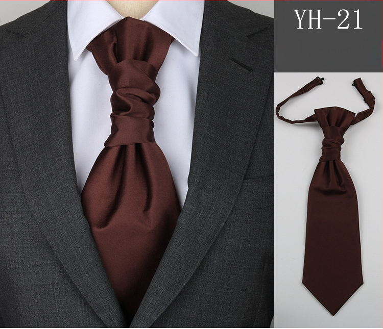 Vyriškas kaklaraištis Vestuvinis jaunikio vakarienės susitikimo kostiumas džentelmeniškas suknelė britiško stiliaus vyno raudonumo dirbtinio šilko Honkongo mazgas