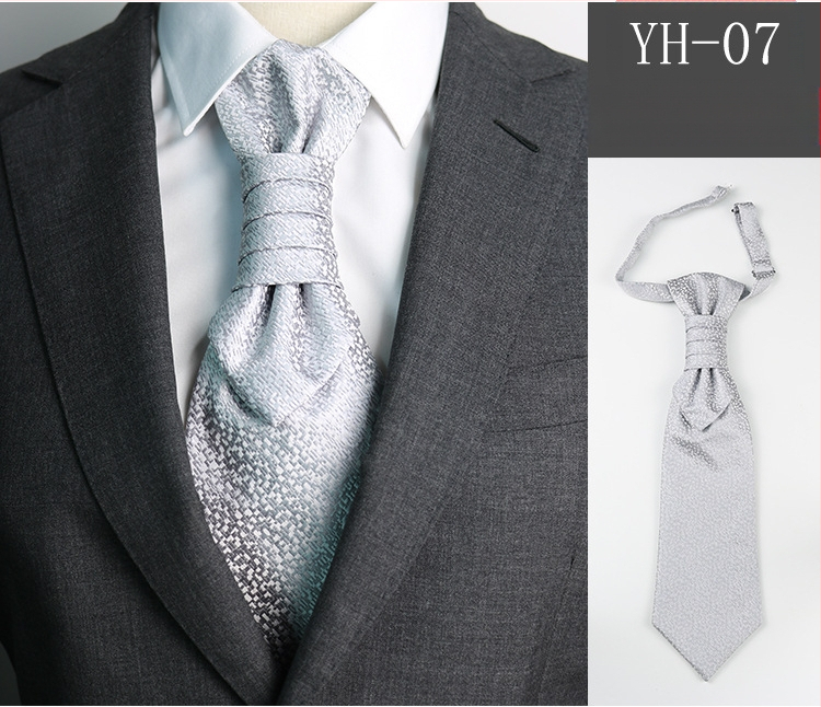 Vyriškas kaklaraištis Vestuvinis jaunikio vakarienės susitikimo kostiumas džentelmeniškas suknelė britiško stiliaus vyno raudonumo dirbtinio šilko Honkongo mazgas