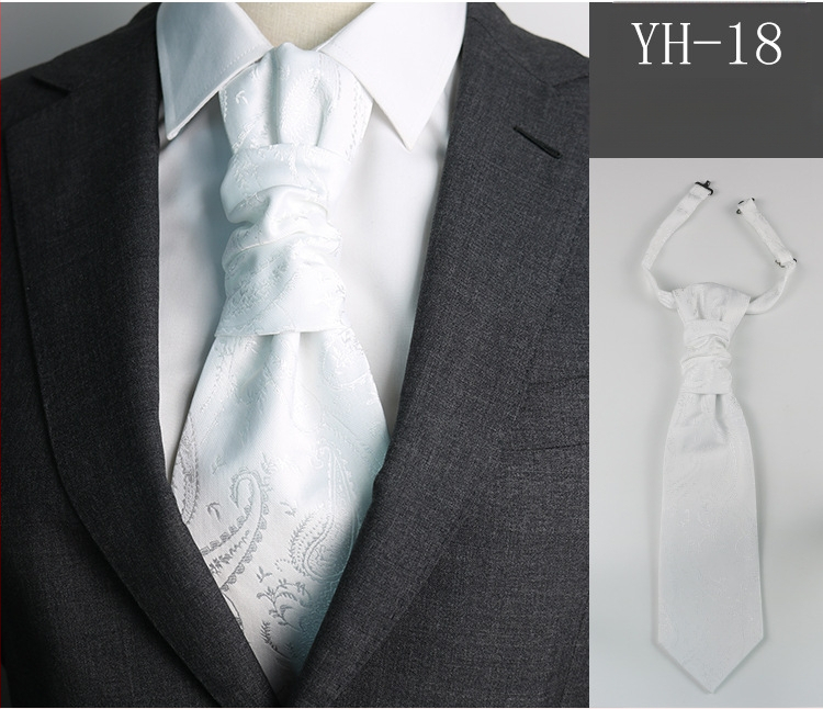 Vyriškas kaklaraištis Vestuvinis jaunikio vakarienės susitikimo kostiumas džentelmeniškas suknelė britiško stiliaus vyno raudonumo dirbtinio šilko Honkongo mazgas