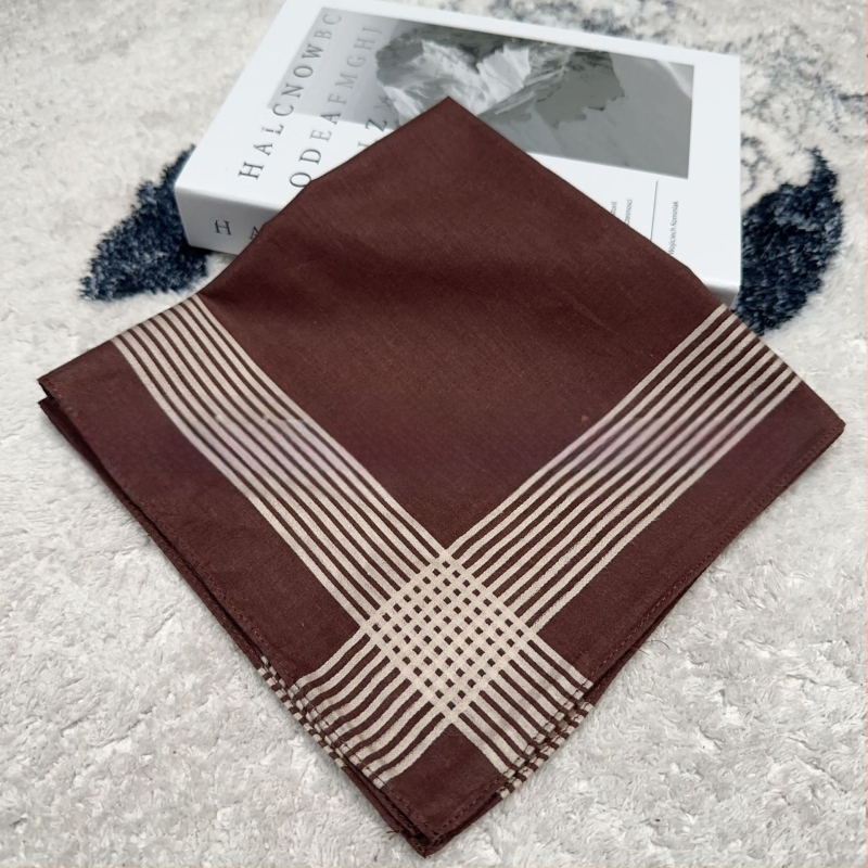 Įvairių spalvų kostiumas klasikinis vyriškas languotas dryžuotas medvilninis nosinaitės formos prakaitinis rankšluostis kostiumas su kišeniniu rankšluosčiu urmu