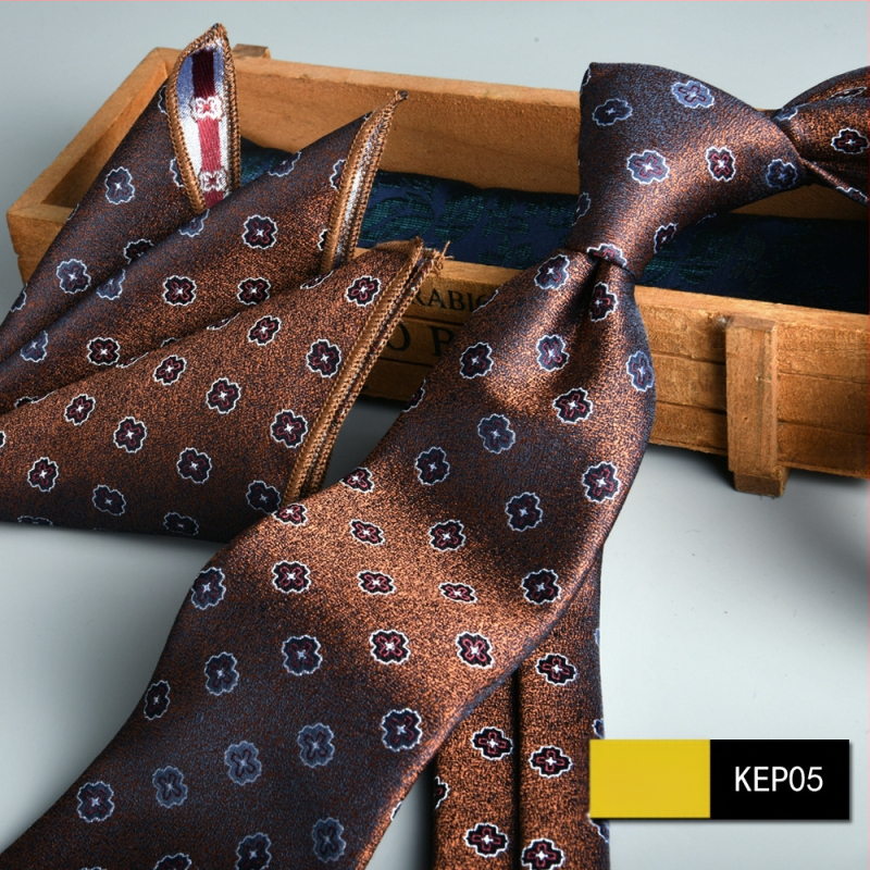 Vyriškas oficialus verslo kaklaraištis, dviejų dalių kostiumas, gėlėtas, 7,5 cm, rankomis plaktas, naujas, sandėlyje, žakardo, Šengdžou