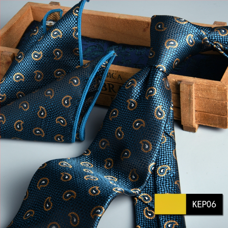 Vyriškas oficialus verslo kaklaraištis, dviejų dalių kostiumas, gėlėtas, 7,5 cm, rankomis plaktas, naujas, sandėlyje, žakardo, Šengdžou