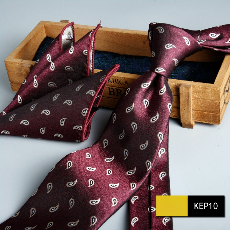 Vyriškas oficialus verslo kaklaraištis, dviejų dalių kostiumas, gėlėtas, 7,5 cm, rankomis plaktas, naujas, sandėlyje, žakardo, Šengdžou