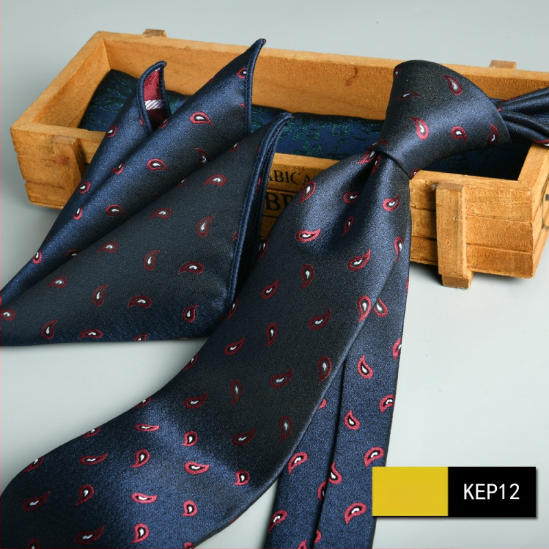 Vyriškas oficialus verslo kaklaraištis, dviejų dalių kostiumas, gėlėtas, 7,5 cm, rankomis plaktas, naujas, sandėlyje, žakardo, Šengdžou