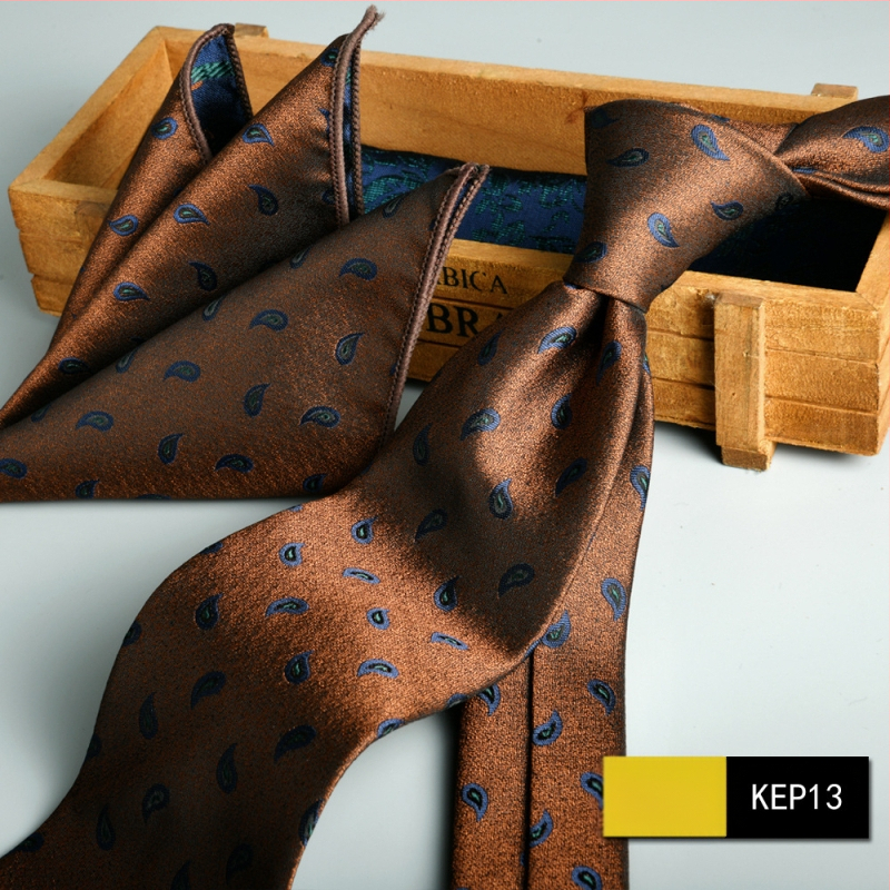 Vyriškas oficialus verslo kaklaraištis, dviejų dalių kostiumas, gėlėtas, 7,5 cm, rankomis plaktas, naujas, sandėlyje, žakardo, Šengdžou