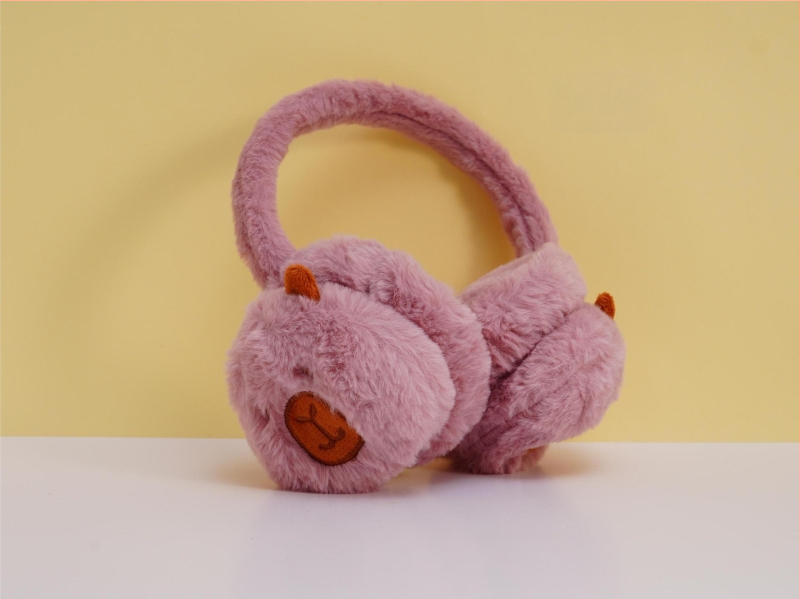 Animacinis mielas pliušinis Kappi Bala žieminis šiltas ausų vėrinys super mielas naujas žieminis šalčiui atsparus antifrizas