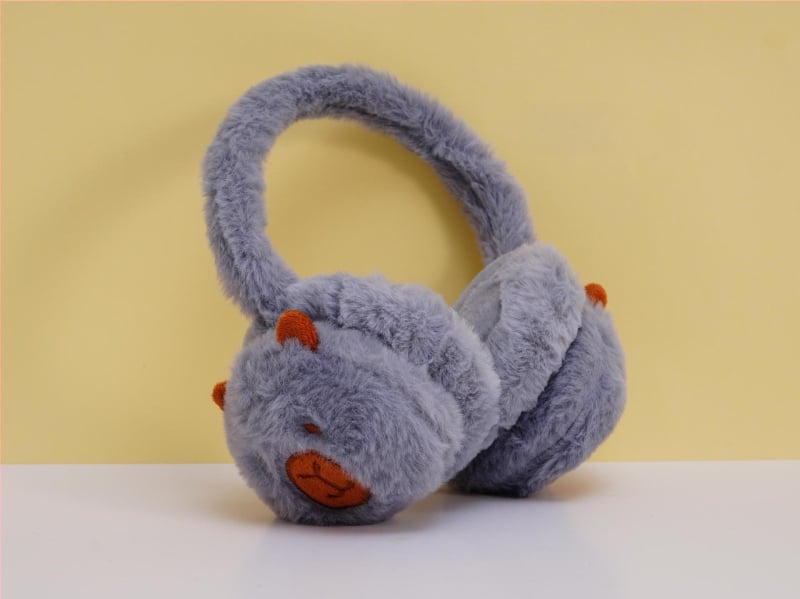 Animacinis mielas pliušinis Kappi Bala žieminis šiltas ausų vėrinys super mielas naujas žieminis šalčiui atsparus antifrizas