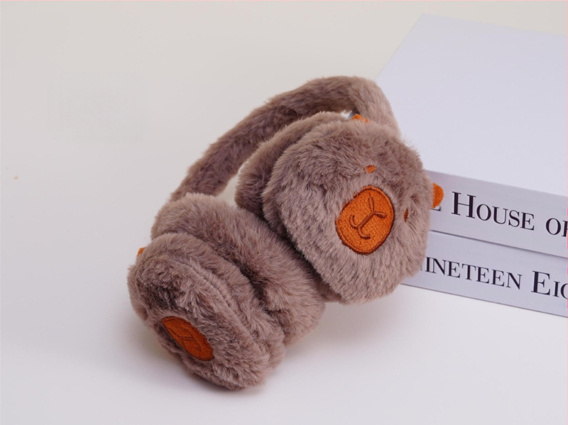 Animacinis mielas pliušinis Kappi Bala žieminis šiltas ausų vėrinys super mielas naujas žieminis šalčiui atsparus antifrizas