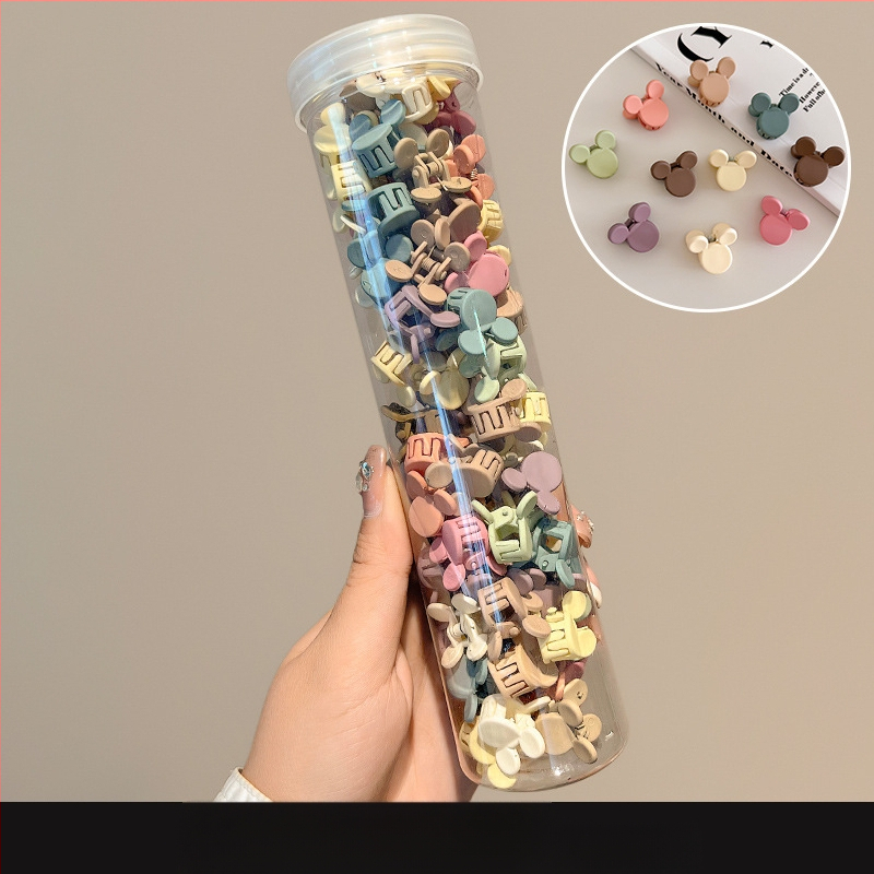 Spalvinga paprasta konservuota maža plaukų segtukas moteriškas priekinis šoninis kirpčiukų segtukas princesės galvos sulaužyta plaukų segtukas mielas plaukų segtukas galvos apdangalas