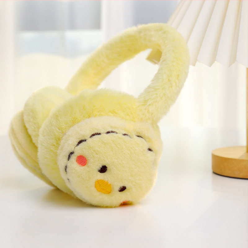 Naiste ja laste reguleeritavad puuviljadega kõrvaklapid, talvised soojad kokkupandavad kõrvaklapid, kõrvasoojendavad koomiksikaru kõrvakotid, hulgimüük