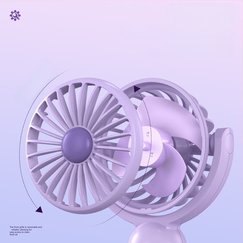 Naujas įkraunamas nešiojamas lauko rankinis stalinis ventiliatorius studentui, dovana „Amazon TEMU“ gamyklos pasirinkimas