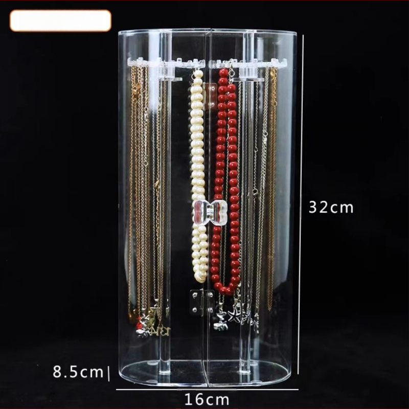 Karolių ir apyrankių stalo laikymo dėžutė, permatoma pakaba, papuošalų laikymo dėžutė, atspari dulkėms, karolių vitrina