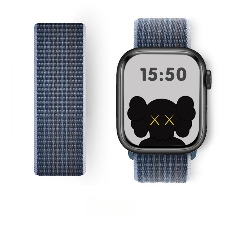 Curea magnetică din silicon Crazy Horse din piele pentru Apple Watch S10/9 Sport