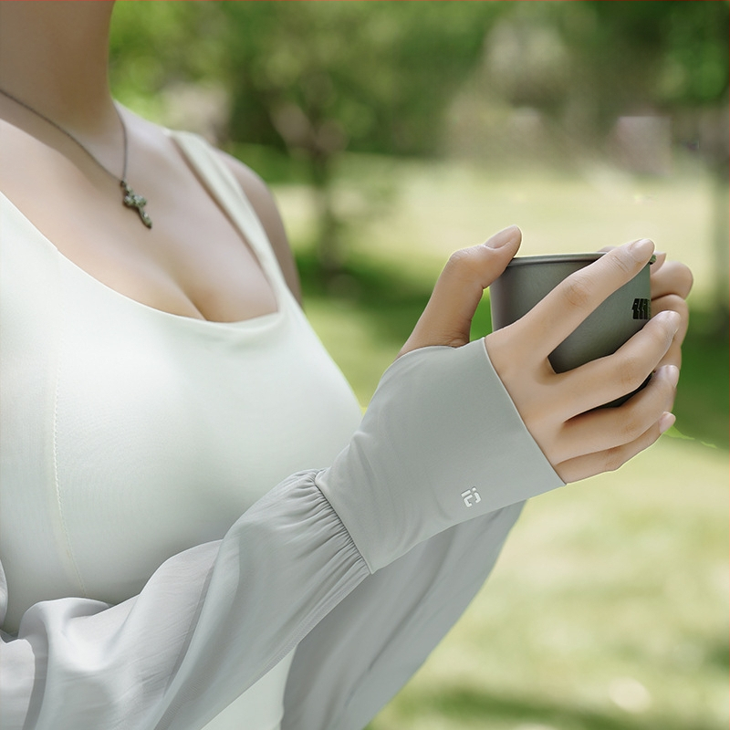 Naistele mõeldud suvised õues jalgrattasõiduks mõeldud siidist päikesekaitsekreemi varrukad, tipptasemel, jääkülmad, hingavad, UV-vastased, lihtsad ja mitmekülgsed jääkreemi varrukad