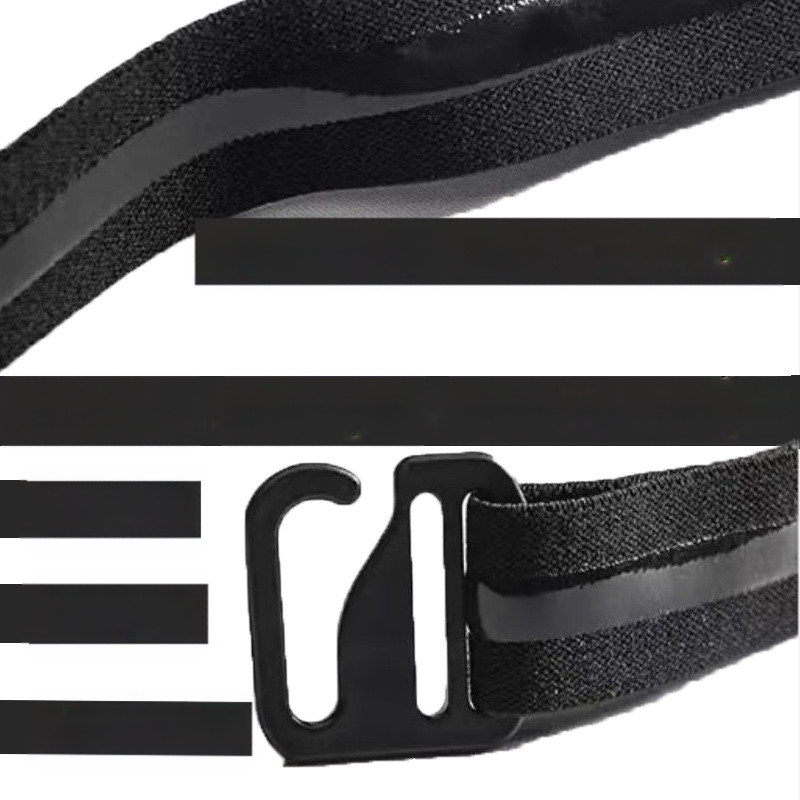 Unisex košulja s neklizajućim jednobojnim remenom, formalni rub košulje, protiv bora, protiv klizanja, steznik s nevidljivim artefaktima, podesiva duljina