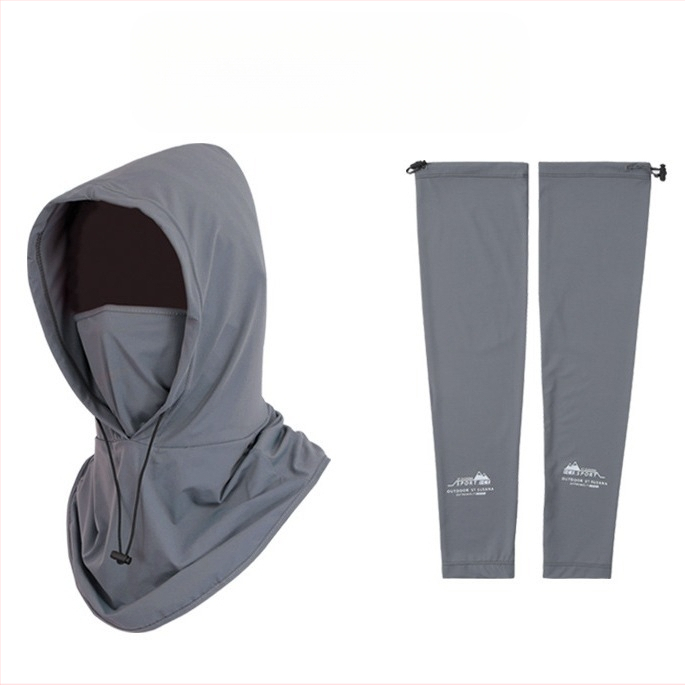 Päikesekaitsemask meestele ultraviolettkiirguse eest kaitsv kaelakaitse suvel õues autojuhtimise, ratsutamise, kalapüügi, teekorjamise, päikesemütsi naistele mõeldud päikesekaitsekreemi varrukas