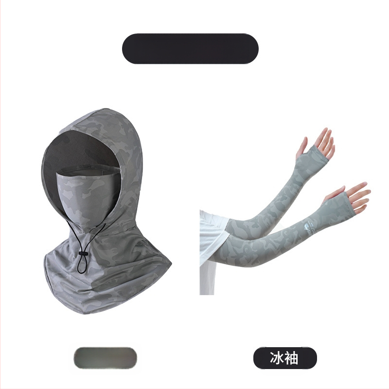 Päikesekaitsemask meestele ultraviolettkiirguse eest kaitsv kaelakaitse suvel õues autojuhtimise, ratsutamise, kalapüügi, teekorjamise, päikesemütsi naistele mõeldud päikesekaitsekreemi varrukas