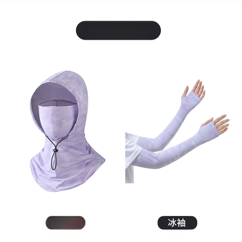 Päikesekaitsemask meestele ultraviolettkiirguse eest kaitsv kaelakaitse suvel õues autojuhtimise, ratsutamise, kalapüügi, teekorjamise, päikesemütsi naistele mõeldud päikesekaitsekreemi varrukas