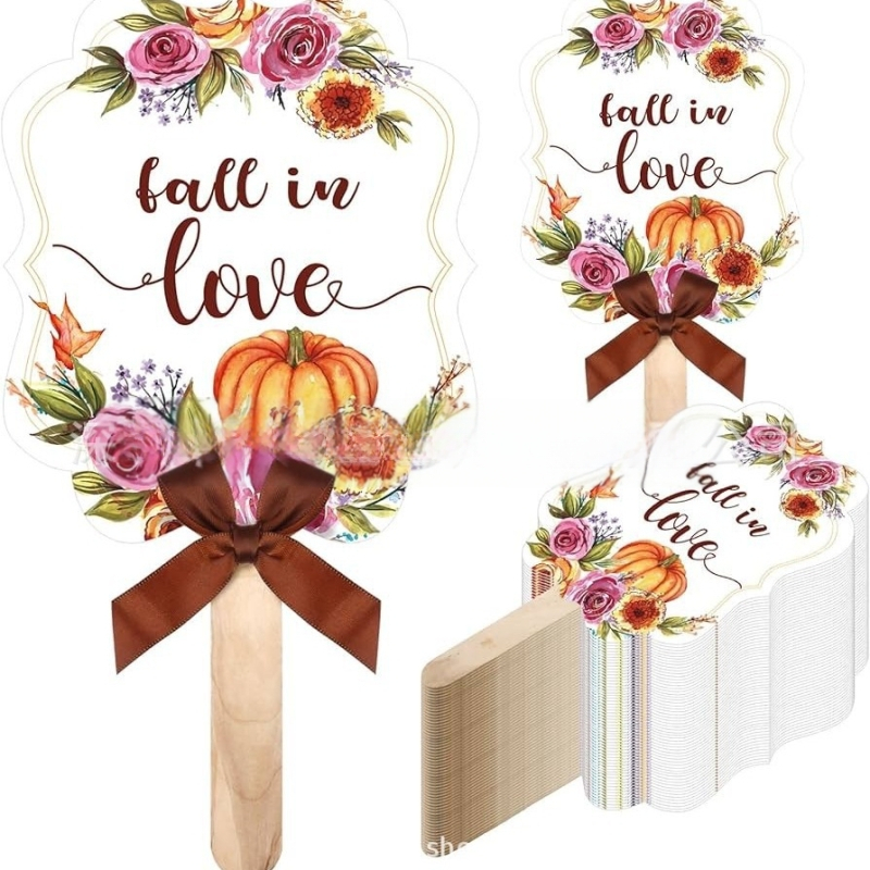 Karšto išpardavimo vestuvių gėlių popierinis vėduoklis, lydintis ceremoniją vestuvių vakarėlio vakarėlio vėduoklis