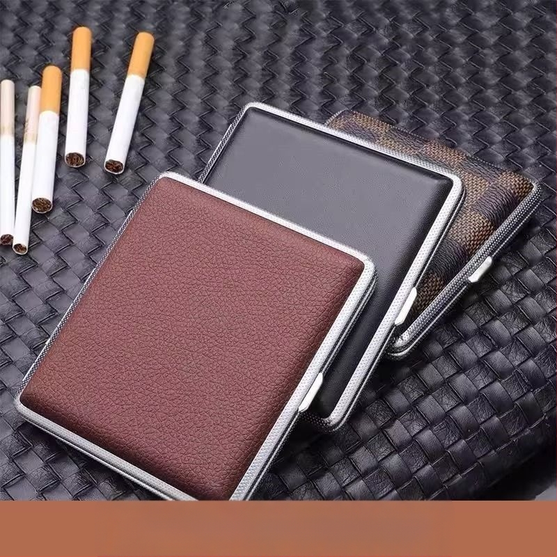 Dāvana Ar rokām tīta augstas klases cigarete Cigarešu kaste Vidēja izmēra cigarete Cigarete Cigarešu 20 Uzglabāšanas kaste Pārnēsājama Vīriešu Vienkārša