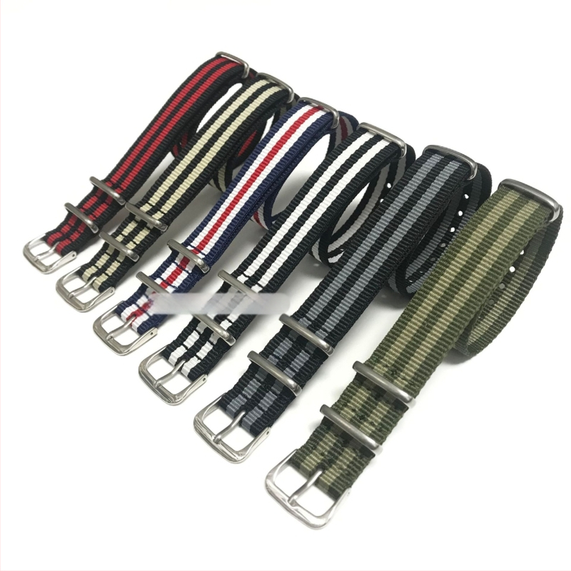 Háromgyűrűs nejlon anyagú karóra, többféle színben, több méretben, divatos, hétköznapi stílusú, fiúknak és lányoknak, univerzális