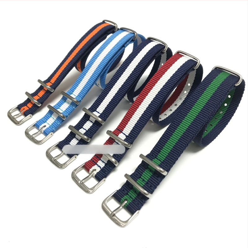 Háromgyűrűs nejlon anyagú karóra, többféle színben, több méretben, divatos, hétköznapi stílusú, fiúknak és lányoknak, univerzális