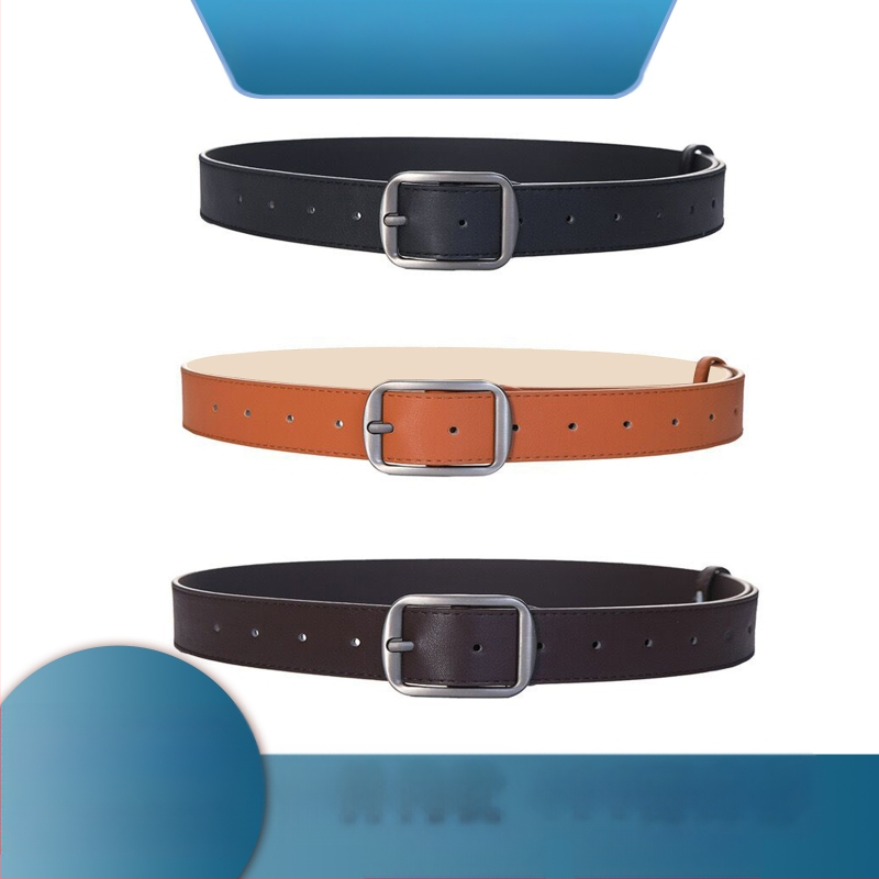 Internetes híresség luxus öv retro sokoldalú farmer dekoráció diák matt ezüst nadrágöv unisex öv