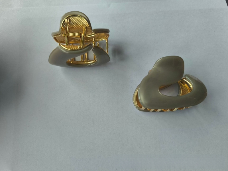 Naujas acto rūgšties plaukų segtukas netaisyklingas metalinis pusiau surišamas plaukų segtukas temperamentingas plaukų segtukas mažas griebtuvas pušies uodegos plaukų segtukas ryklio segtukas