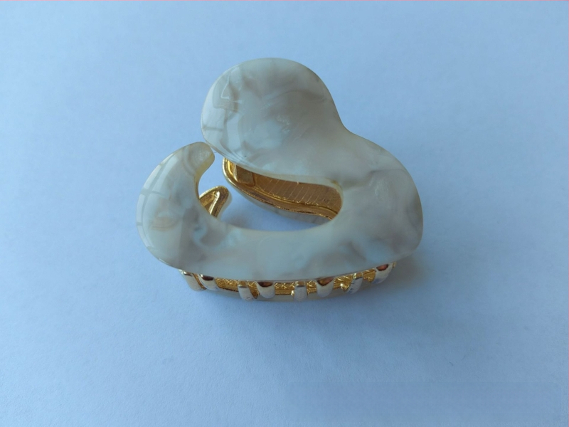 Naujas acto rūgšties plaukų segtukas netaisyklingas metalinis pusiau surišamas plaukų segtukas temperamentingas plaukų segtukas mažas griebtuvas pušies uodegos plaukų segtukas ryklio segtukas