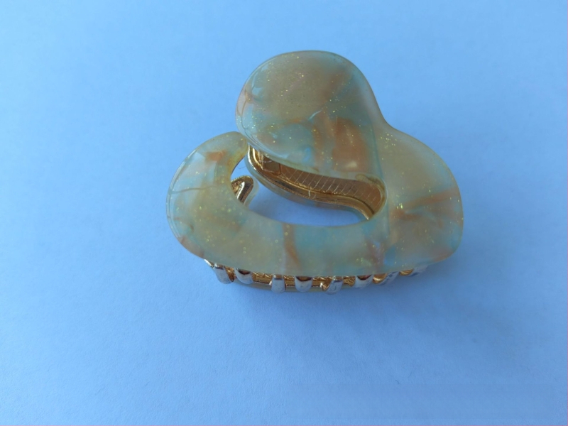 Naujas acto rūgšties plaukų segtukas netaisyklingas metalinis pusiau surišamas plaukų segtukas temperamentingas plaukų segtukas mažas griebtuvas pušies uodegos plaukų segtukas ryklio segtukas