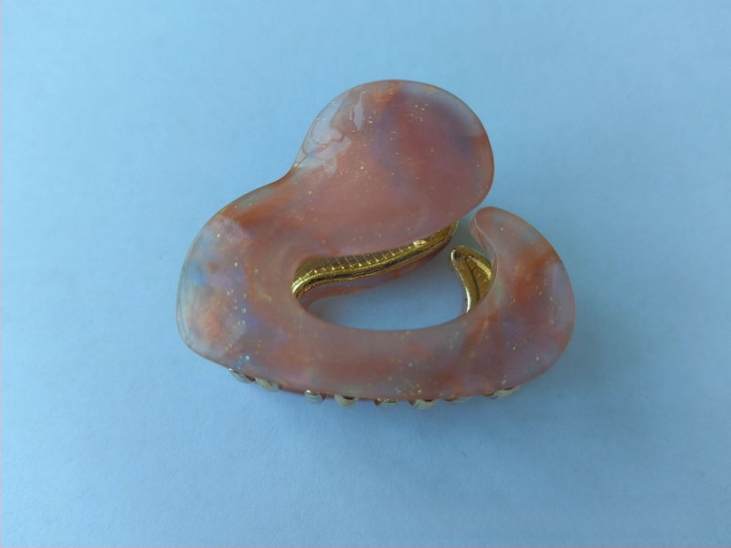 Naujas acto rūgšties plaukų segtukas netaisyklingas metalinis pusiau surišamas plaukų segtukas temperamentingas plaukų segtukas mažas griebtuvas pušies uodegos plaukų segtukas ryklio segtukas