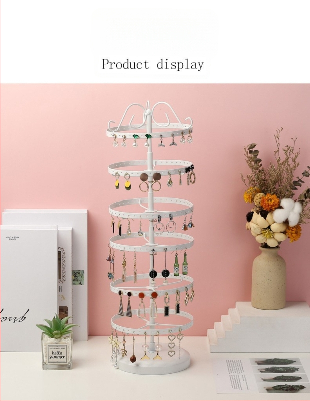 Stalinis pakabinamas auskarų stovas, auskarų smeigtukų laikymo lentynėlė, tualetinio staliuko laikymo lentynėlė, prieškambario rankdarbių laikymo lentynėlė, nuimama papuošalų demonstravimo lentynėlė