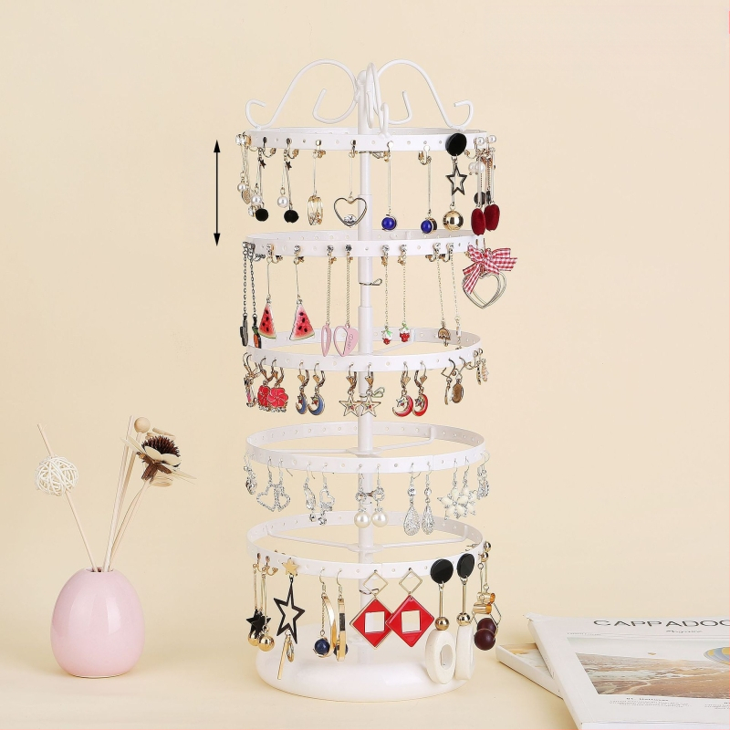 Stalinis pakabinamas auskarų stovas, auskarų smeigtukų laikymo lentynėlė, tualetinio staliuko laikymo lentynėlė, prieškambario rankdarbių laikymo lentynėlė, nuimama papuošalų demonstravimo lentynėlė