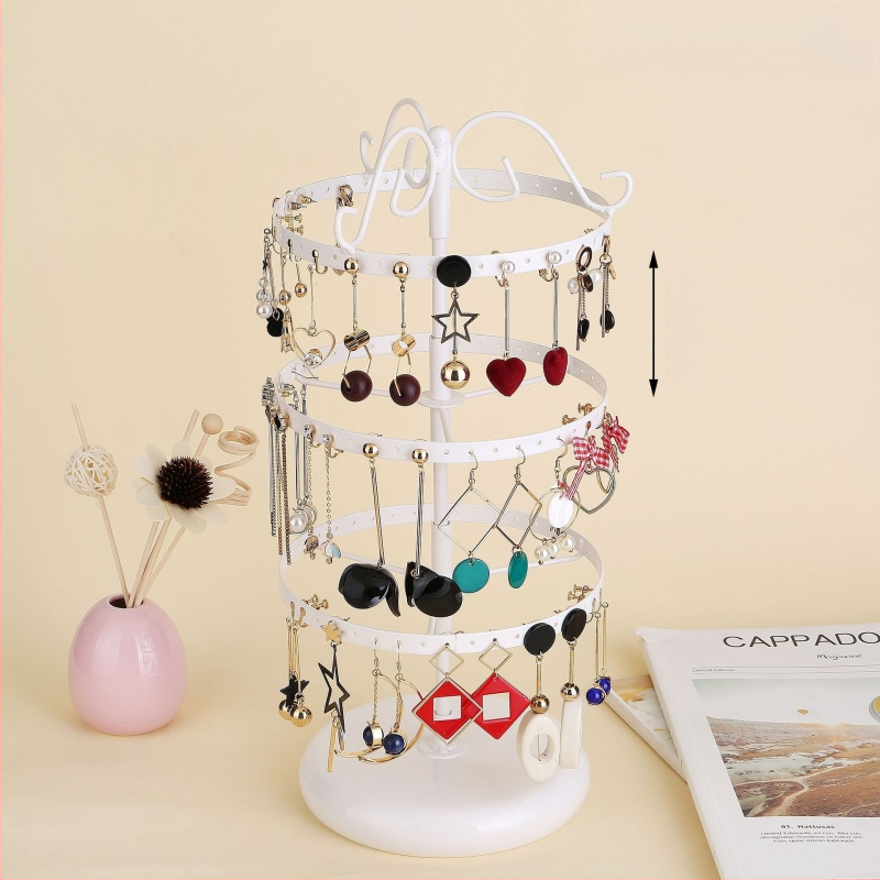 Stalinis pakabinamas auskarų stovas, auskarų smeigtukų laikymo lentynėlė, tualetinio staliuko laikymo lentynėlė, prieškambario rankdarbių laikymo lentynėlė, nuimama papuošalų demonstravimo lentynėlė