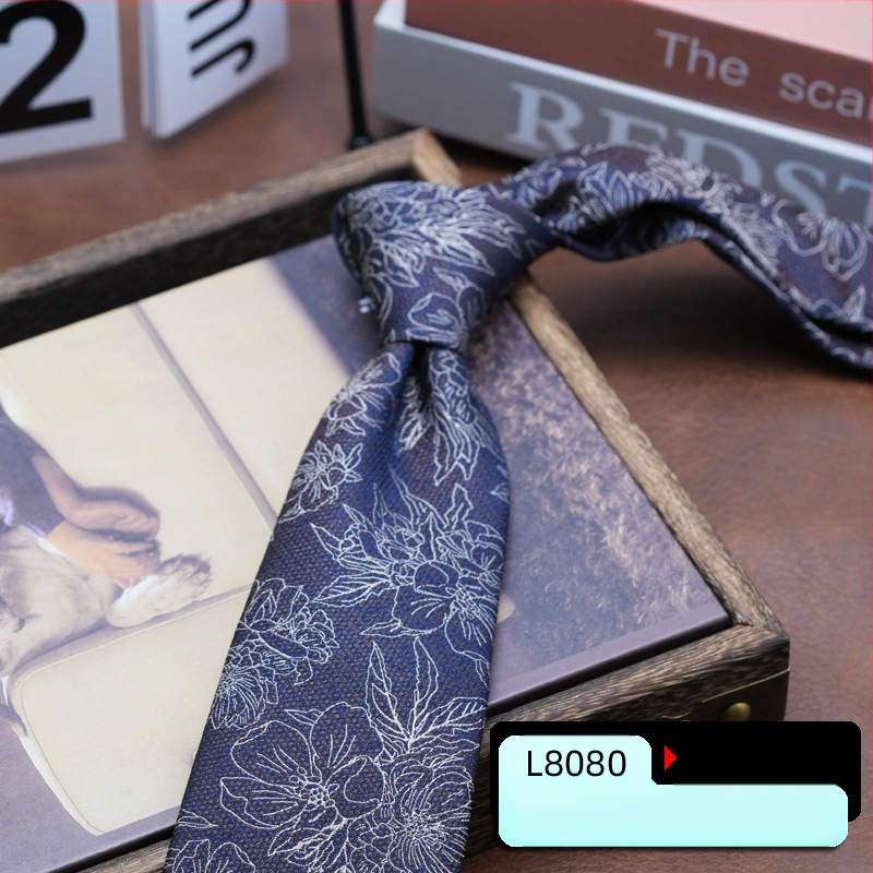 Vyriška suknelė su kaklaraiščiu, korėjietiško stiliaus, britiško Honkongo stiliaus, džentelmeniška, retro, 8 cm ranka surišama, verslo, studentų, darbo, mados, profesionali apranga