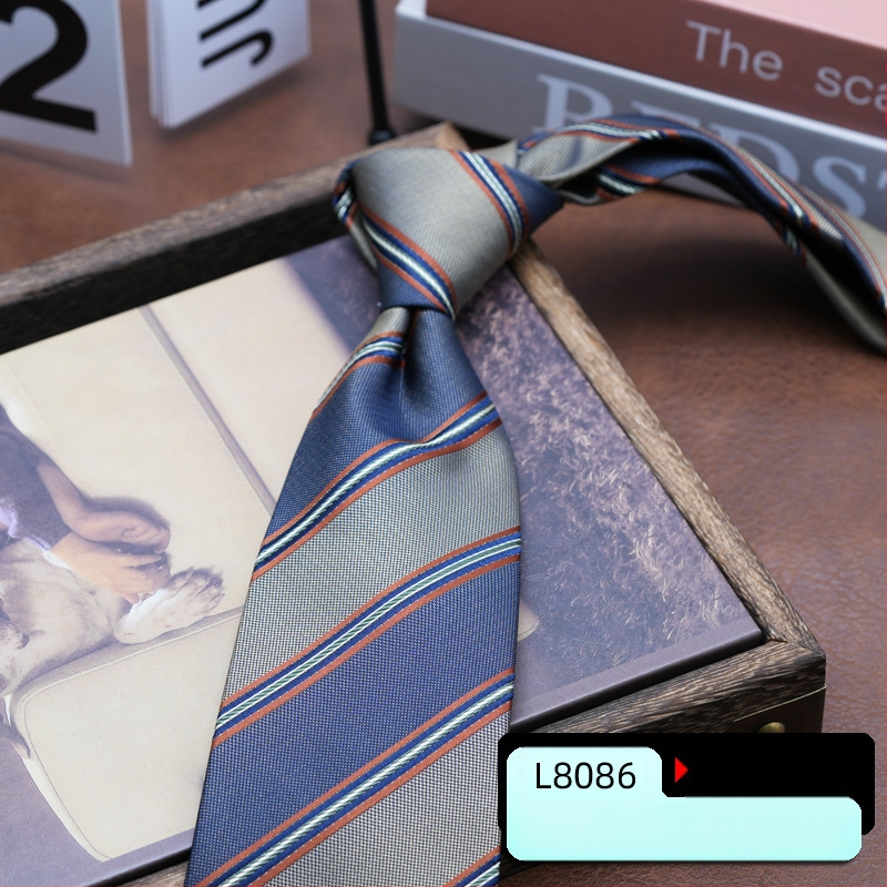 Vyriška suknelė su kaklaraiščiu, korėjietiško stiliaus, britiško Honkongo stiliaus, džentelmeniška, retro, 8 cm ranka surišama, verslo, studentų, darbo, mados, profesionali apranga